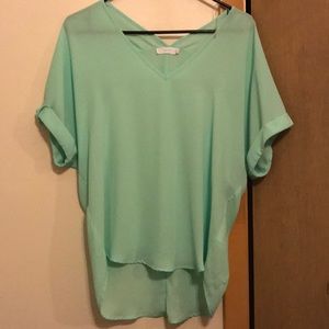 Lush short sleeve blouse